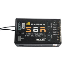 Load image into Gallery viewer, FrSky S8R 8/16ch Receiver w/ 3-Axis Stabilization + Smart Port, SBUS