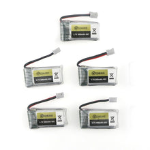 Load image into Gallery viewer, Eachine 260MAH 45C Lipo Battery And USB Charger for E010, E010C, E011, E011C, E013 (5 Pcs)