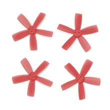 Load image into Gallery viewer, DYS 2" 5 Blade, Red Propeller - Set of 4 (2x CW, 2x CCW)