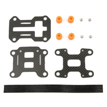 Load image into Gallery viewer, QAV180/210/R Carbon Fiber Vibration Damping Camera Plate (GoPro+Mobius)