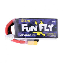 Load image into Gallery viewer, Tattu FunFly 1550mAh 4s 100C Lipo Battery