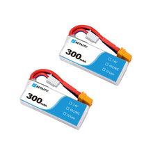 Load image into Gallery viewer, BETAFPV 300mAh 2S 45C Lipo Battery (2PCS)