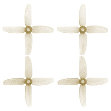 Load image into Gallery viewer, RaceKraft 3x3 Clear 4 Blade (Set of 4 - Fish)