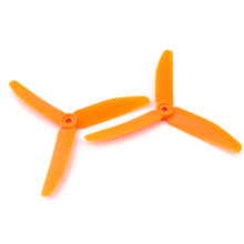 Load image into Gallery viewer, HQProp 5x4x3 CCW Propeller - 3 Blade (Orange - 2 pack)