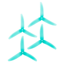 Load image into Gallery viewer, RaceKraft 5x4 Clear Emerald Tri-Blade (Set of 4)