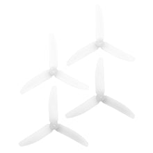 Load image into Gallery viewer, RaceKraft 5x4 Clear Tri-Blade (Set of 4 - White)