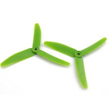 Load image into Gallery viewer, HQProp 5x4x3R CW Propeller - 3 Blade (Green - 2 pack)