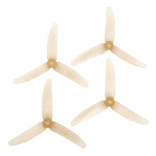 Load image into Gallery viewer, RaceKraft 5x4 Clear Tri-Blade (Set of 4 - Gold)