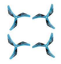 Load image into Gallery viewer, Azure Power 5045 V2 HGP Enhanced Glass Fiber Propeller - 3 Blade (Set of 4 - Polestar Blue)