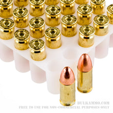 Load image into Gallery viewer, 50 Rounds of 9mm Ammo by Blazer Brass - 115gr FMJ