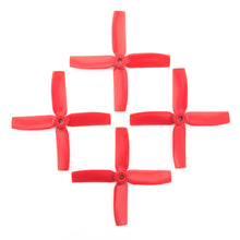 Load image into Gallery viewer, Gemfan 4x4 - Bullnose 4 Blade Master Propellers (Set of 4 - CodeRed)