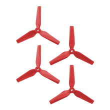 Load image into Gallery viewer, DAL 5x4.4 - 3 Blade, Red Trapezoid Propeller - T5044  (Set of 4)