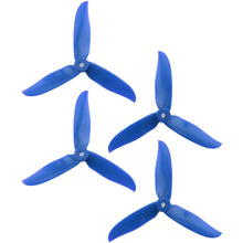 Load image into Gallery viewer, DAL 5x4.6 - 3 Blade, Blue Cyclone Propeller - T5046C  (Set of 4)