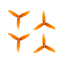 Load image into Gallery viewer, DAL 5x4.5 - 3 Blade, Crystal Orange Cyclone Propeller - T5045C  (Set of 4)