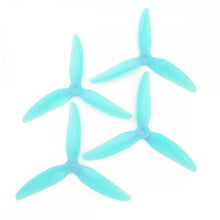 Load image into Gallery viewer, HQProp DP 5.5X4X3V1S PC - 3 Blades (Set of 4 - Light Blue)