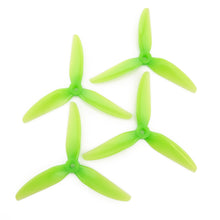 Load image into Gallery viewer, HQProp DP 5x5x3V1S Propeller - 3 Blade (Set of 4 - Light Green)