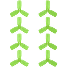 Load image into Gallery viewer, DYS 2" 3 Blade, Green Propeller - Set of 8 (4x CW, 4x CCW)