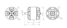 Load image into Gallery viewer, DYS BE0905 10000KV Brushless Motor