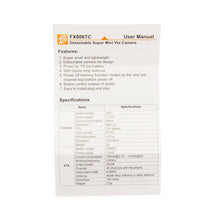 Load image into Gallery viewer, FXT FX806TC 5.8ghz 37Ch Detached VTX and Camera Combo