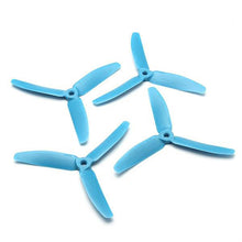 Load image into Gallery viewer, Gemfan 5x4 - 3 Blade Propeller - Nylon Glass Fiber (Set of 4 - Frey Blue)