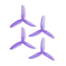 Load image into Gallery viewer, HQProp DP 5x4.3x3V1S Light Purple Propeller - 3 Blade (2CW+2CCW/Bag)