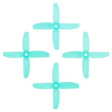 Load image into Gallery viewer, HQProp DP 3x3x4 PC Light Blue Propeller - 4 Blade (2CW+2CCW/Bag)