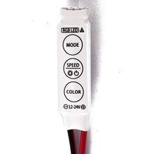 Load image into Gallery viewer, 12-24v Mini RGB LED 3 Key Controller