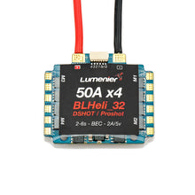 Load image into Gallery viewer, Lumenier BLHeli_32 32bit 50A 4-in-1 ESC 2-6s w/ BEC 2A/5v, DSHOT / Proshot