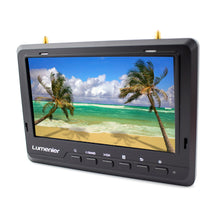 Load image into Gallery viewer, 7" Lumenier Ultra-Thin IPS Panel FPV Monitor w/ 5.8GHz 32CH Diversity Rx, Battery