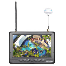 Load image into Gallery viewer, 7" Lumenier Slim LCD FPV Monitor w/ 5.8GHz 32CH Diversity Rx, Battery