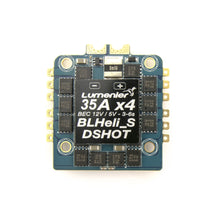 Load image into Gallery viewer, Lumenier BLHeli_S 35A 4-in-1 12v / 5v BEC DSHOT ESC +Current Sensor
