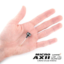 Load image into Gallery viewer, Lumenier Micro AXII Shorty MMCX 5.8GHz Antenna (RHCP)