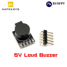 Load image into Gallery viewer, Matek Lost Model Beeper Flight Controller 5V Loud Buzzer Built-in MCU for Multirotor FPV Racing Drone Quadcopter Airplane