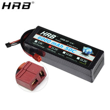 Load image into Gallery viewer, HRB Lipo Battery 3S 11.1V 6000mah 50C T Deans XT60 EC5 XT90 Hardcase For Traxxas Car Truck Boat FPV Airplane Quadcopter RC Parts