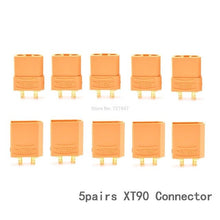 Load image into Gallery viewer, 5 Pairs/lot XT30 XT30U XT30UPB / XT60 / XT90 / T plug / MPX / EC2 EC3 EC5 Bullet Connector Male / Female for FPV RC Lipo Battery