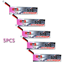Load image into Gallery viewer, 5PCS Gaoneng GNB FPV Batteries 520mAh 3.8V 80C 1S HV 4.35V PH2.0 Plug Lipo Battery For Emax Tinyhawk Kingkong LDARC TINY