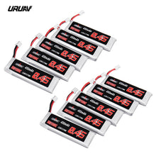 Load image into Gallery viewer, 5 / 10PCS URUAV 3.8V 450mAh 50/100C 1S HV 4.35V Lipo Battery PH2.0 Plug for Emax Tinyhawk Happymodel Snapper7 Drone FPV RC Model