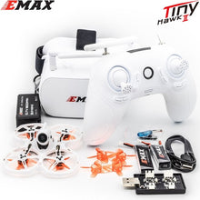 Load image into Gallery viewer, Emax Tinyhawk S II Indoor FPV Racing Drone with F4 16000KV Nano2 camera and LED Support 1/2S Battery 5.8G FPV Glasses RC Plane