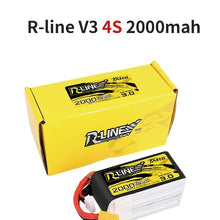 Load image into Gallery viewer, TATTU R-Line Version 3.0 V3  4S 6S 1300/1550/1800/2000mAh 120C 14.8V Lipo Battery with XT60 Plug for FPV Racing Drone Quadcopter