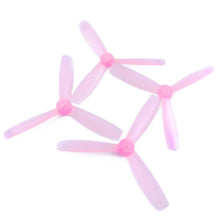 Load image into Gallery viewer, RaceKraft 5x4 Clear Tri-Blade (Set of 4 - Purple)
