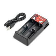 Load image into Gallery viewer, QSO QS2 2A Fast Charger for 18500, 18650, 26650, 20700, 21700 Batteries