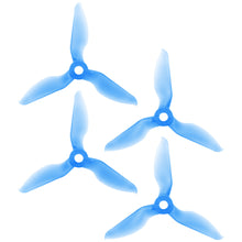 Load image into Gallery viewer, RaceKraft 3076 Clear Blue 3-Blade (Set of 4)