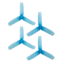Load image into Gallery viewer, RaceKraft 4x4 Clear Tri-Blade (Set of 4 - Blue)