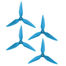 Load image into Gallery viewer, RaceKraft 5046 Tri-Blade (Set of 4 - Clear Blue)