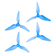 Load image into Gallery viewer, RaceKraft 5051 Tri-Blade (Set of 4 - Clear Blue)