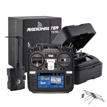 Load image into Gallery viewer, RadioMaster TX16S Multi-Protocol RF 2.4GHz 16CH Radio Transmitter (TBS MicroTX Master Fire Starter Set Combo)
