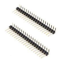 Load image into Gallery viewer, Right Angle Pin Header 1 Row, 20 Pin, 2.54mm Pitch (2pcs)