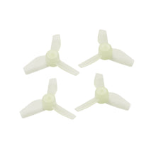 Load image into Gallery viewer, Rakonheli 31MM 3 Blade Clear Propeller (2CW+2CCW; 0.8MM Shaft) - Glow in the dark