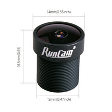 Load image into Gallery viewer, RunCam RC21 FPV short Lens 2.1mm FOV165 Wide Angle