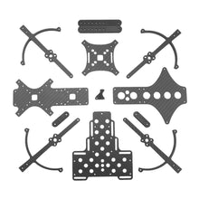 Load image into Gallery viewer, Shen Drones Insider 4" Cinelifter Carbon Frame Kit w/ Hardware (No Ducts)